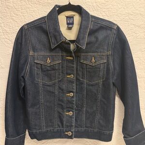GAP Women's Dark Blue Denim Jacket